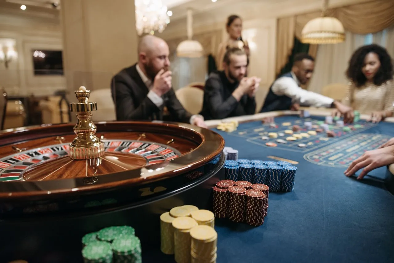 Evening entertainment at a luxury resort