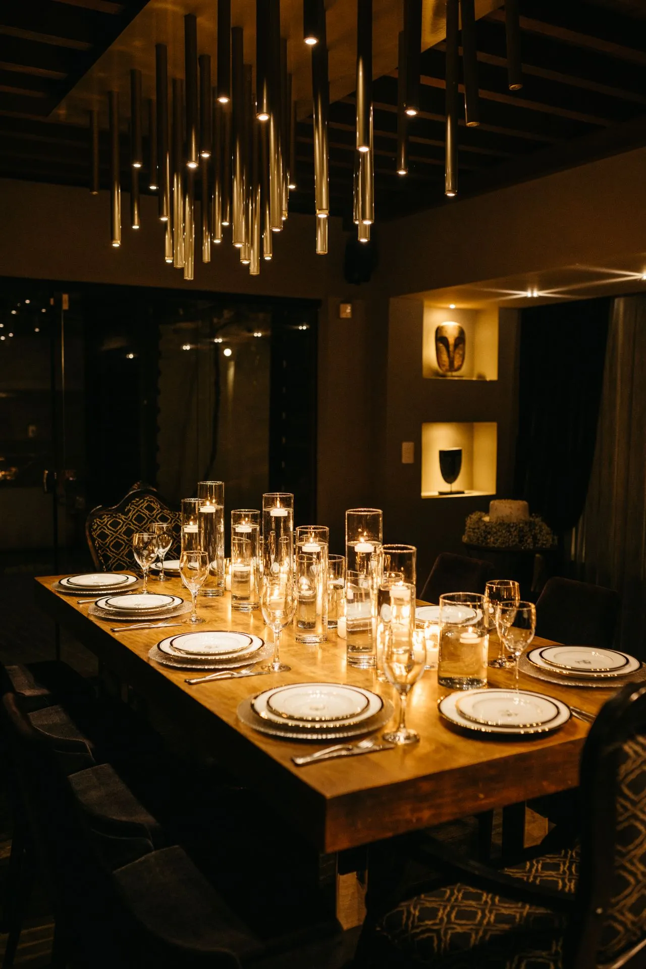 Fine dining experience at a luxury hotel