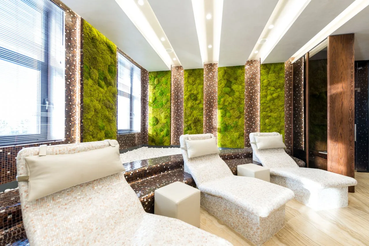 Relaxing spa retreat at a luxury hotel